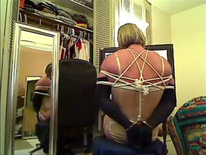 Stockings Lingerie Fetish Femdom Dominatrix Bondage Ball Gagged GIF