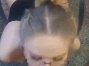 Master/Slave Deepthroat Cum GIF